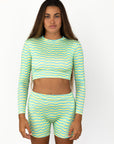 CROPPED RASH GUARD - OUTLET
