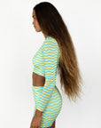 CROPPED RASH GUARD - OUTLET