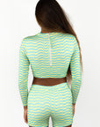 CROPPED RASH GUARD - OUTLET