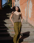 AVA PANT COTTON POPLIN - RESORT '27