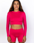 CROPPED RASH GUARD - OUTLET