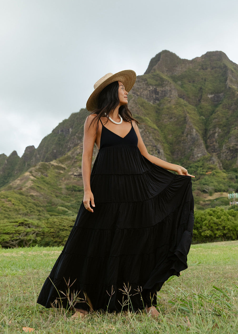 slim fit dress slacks Charlee Maxi Dress main image 1