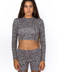 CROPPED RASH GUARD - OUTLET