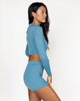 CROPPED RASH GUARD - OUTLET