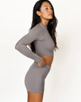 CROPPED RASH GUARD - OUTLET