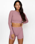 CROPPED RASH GUARD - OUTLET