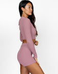 CROPPED RASH GUARD - OUTLET
