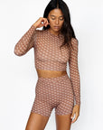 CROPPED RASH GUARD - OUTLET