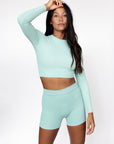 CROPPED RASH GUARD - OUTLET