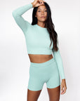 CROPPED RASH GUARD - OUTLET