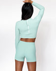 CROPPED RASH GUARD - OUTLET