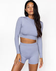 CROPPED RASH GUARD - OUTLET