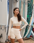 CROPPED RASH GUARD - OUTLET