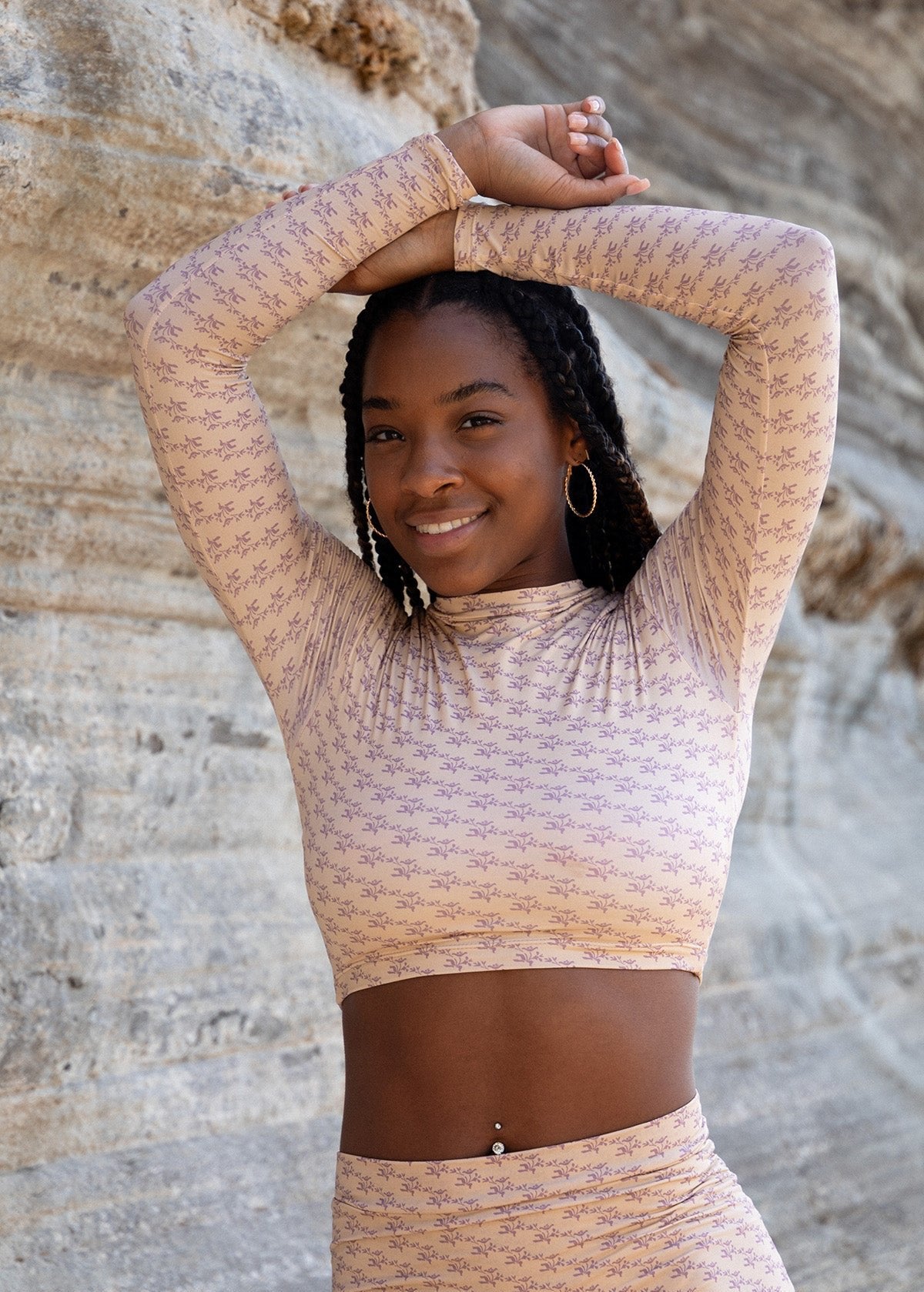 CROPPED RASH GUARD - OUTLET