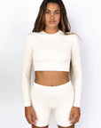 CROPPED RASH GUARD - OUTLET