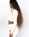 CROPPED RASH GUARD - OUTLET