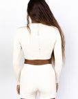 CROPPED RASH GUARD - OUTLET