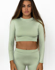 CROPPED RASH GUARD - OUTLET