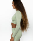 CROPPED RASH GUARD - OUTLET