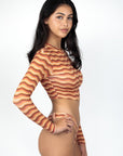 CROPPED RASH GUARD - RESORT '23 - MAI