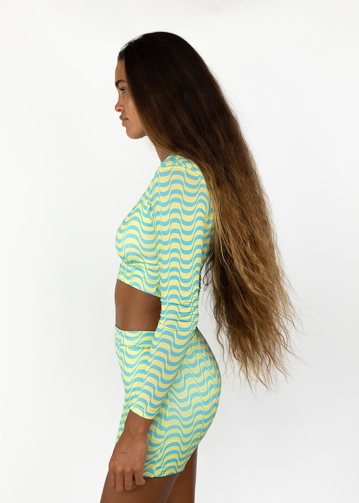 CROPPED RASH GUARD - OUTLET