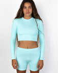 CROPPED RASH GUARD - OUTLET