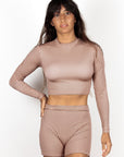 CROPPED RASH GUARD - OUTLET