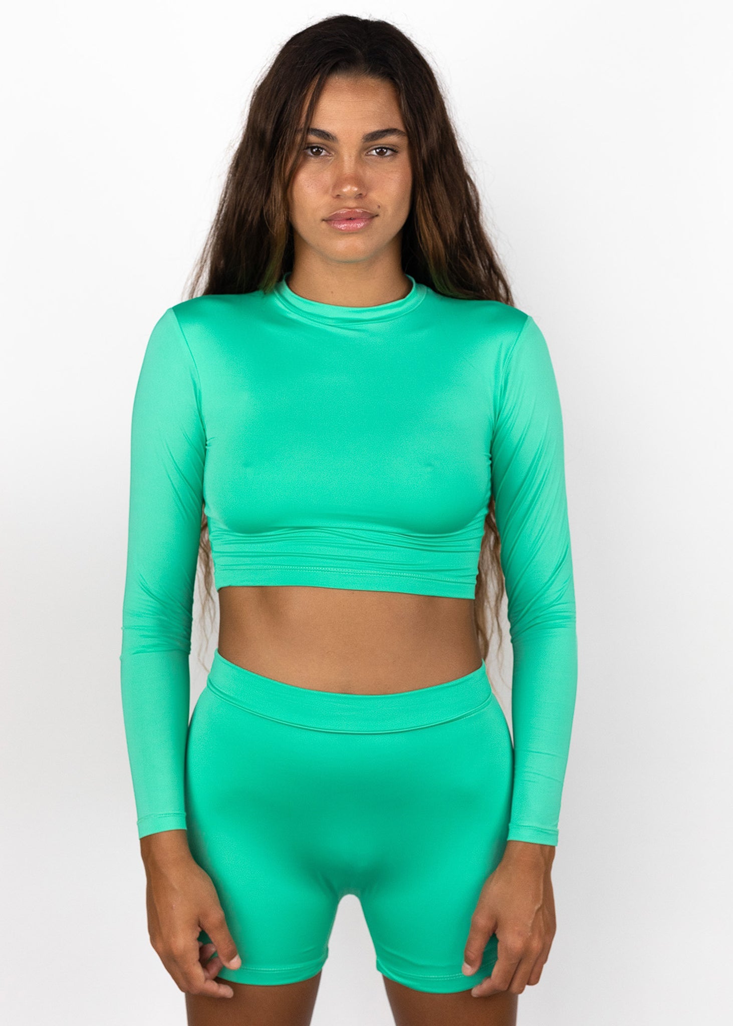 CROPPED RASH GUARD - OUTLET