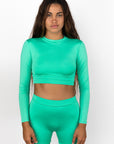 CROPPED RASH GUARD - OUTLET